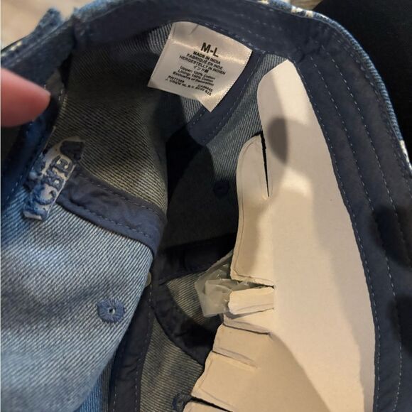 J. Crew Blue Floral Baseball Cap - Picture 3 of 4